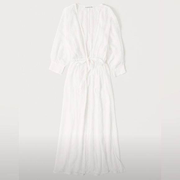 Abercrombie & Fitch Swim Abercrombie Fitch White Kimono Swim